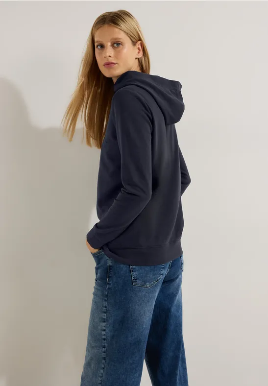 T-shirt à capuche avec wording night sky blue