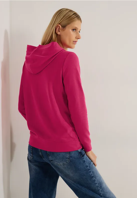 Hoodie Shirt mit Wording cosy coral