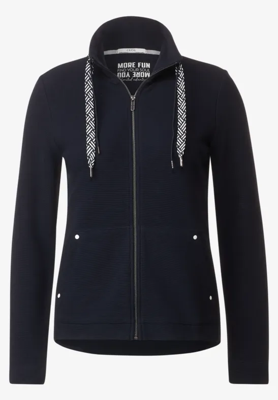 Strukturierte Shirtjacke night sky blue