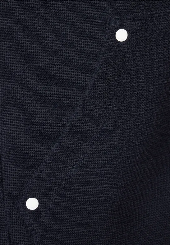 Strukturierte Shirtjacke night sky blue