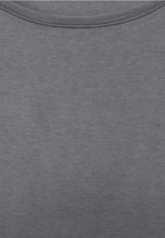 T-Shirt mit Knotendetail soft iron grey