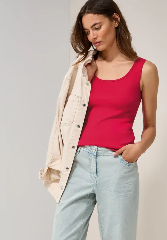 Top de base glazed apple red