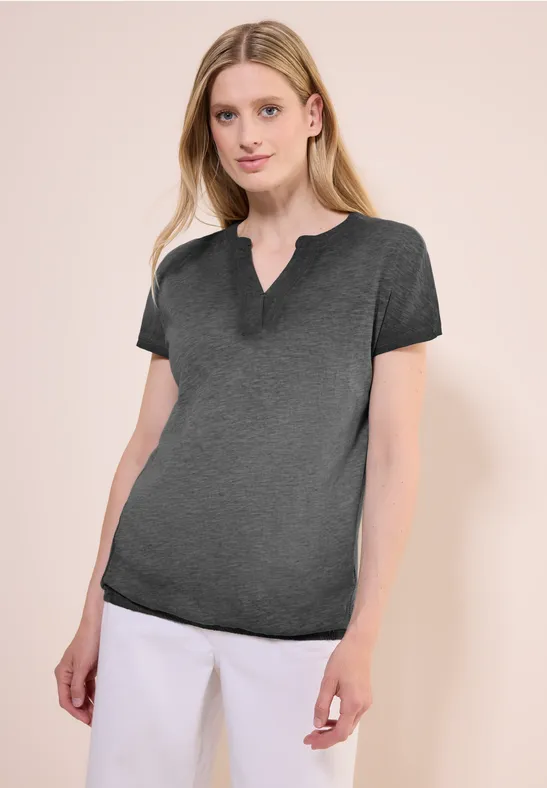 T-shirt à l'aspect délavé Black