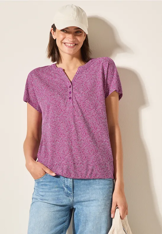 Shirt im Tunika-Look anemone pink