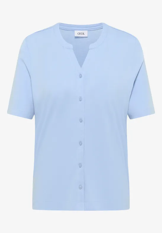 T-Shirt im Tunika-Look light sky blue