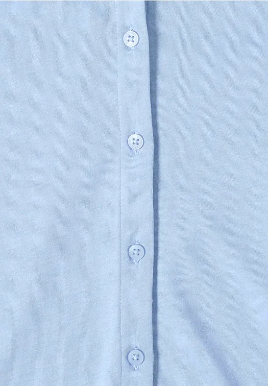 T-Shirt im Tunika-Look light sky blue