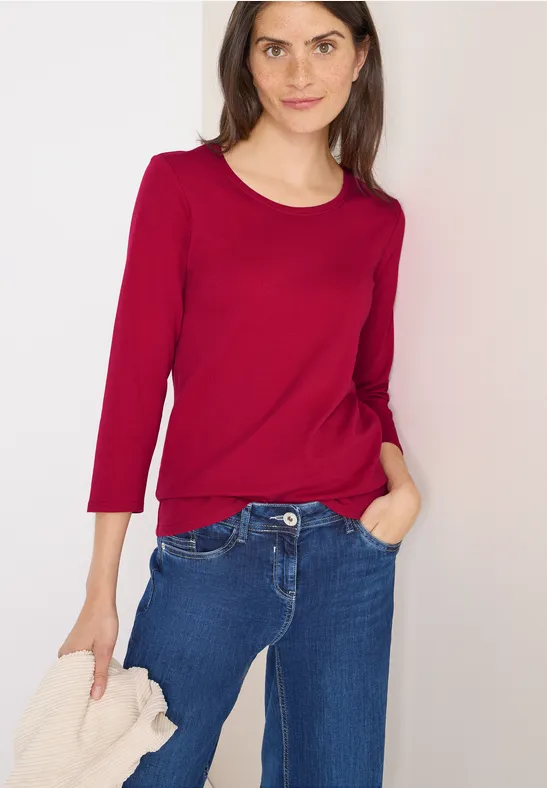 Basic Shirt beaujolais red