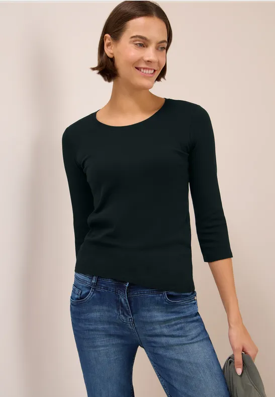 Basic shirt ink green