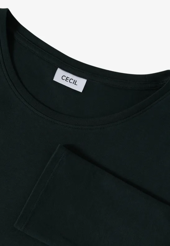Basic shirt ink green