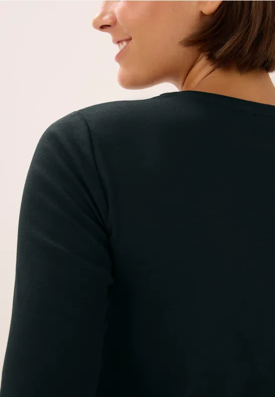 Basic shirt ink green