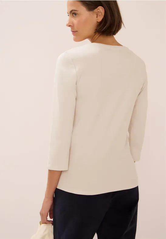 Basic Shirt oat milk beige