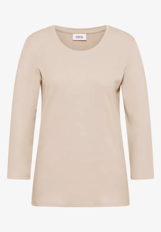 Basic Shirt oat milk beige