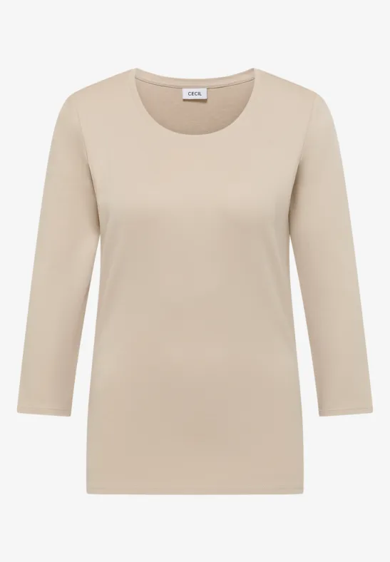 Basic shirt grain beige