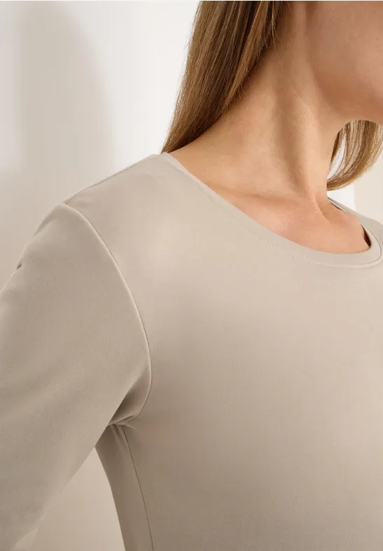 Basic shirt grain beige