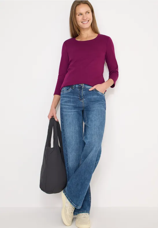 Basic Shirt magenta purple