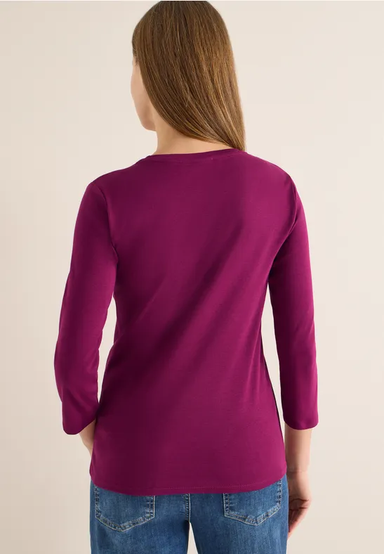 Basic Shirt magenta purple