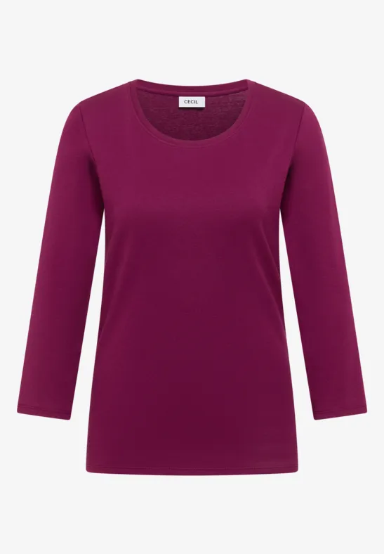 Basic Shirt magenta purple