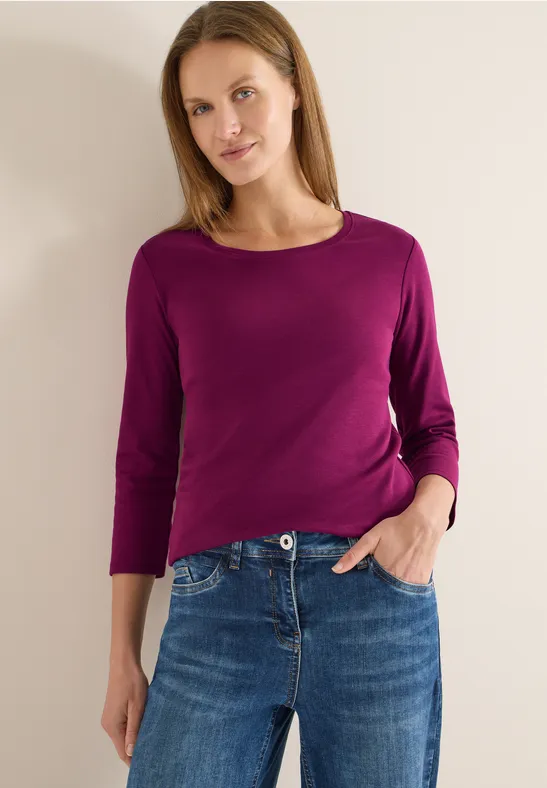 Basic Shirt magenta purple