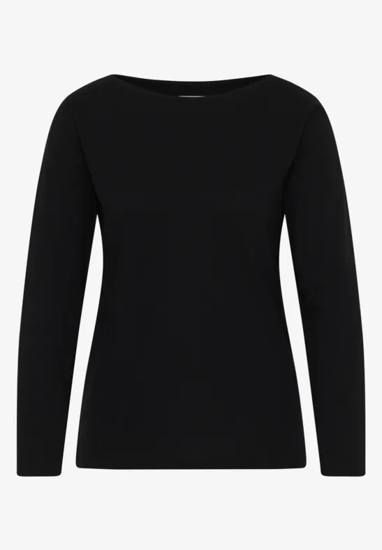 T-shirt basique à manches longues Black