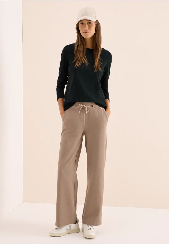 Basic shirt met lange mouwen ink green