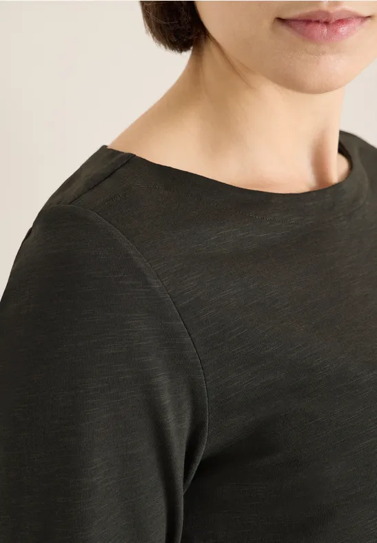 T-shirt basique à manches longues null