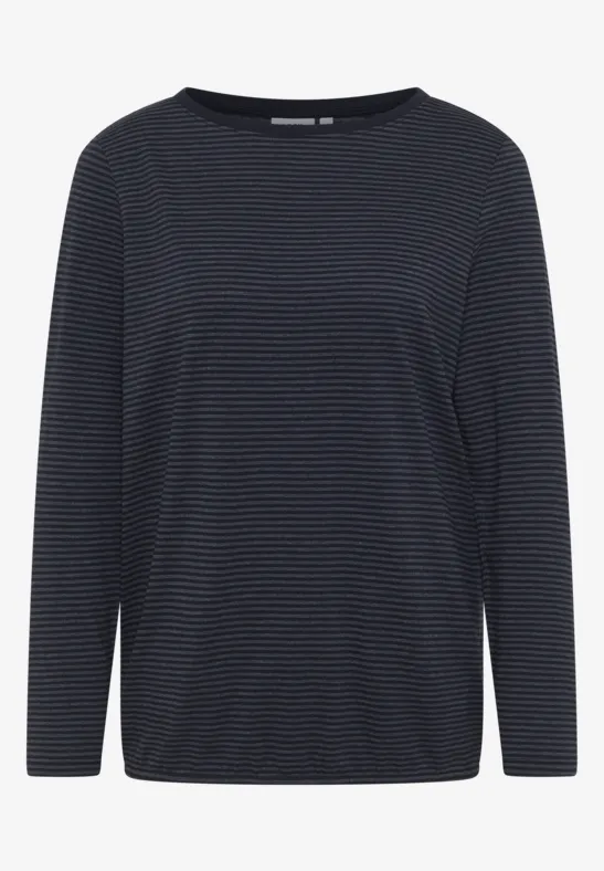 T-shirt à rayures tonales urban dark blue