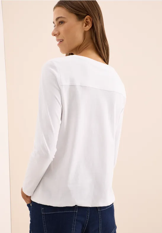 Shirt in effen kleur White
