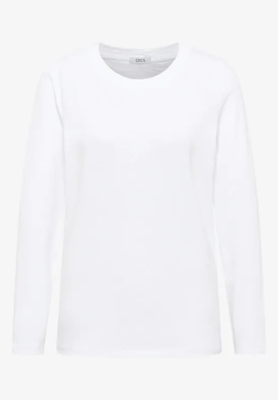 Basic Rundhalsshirt White