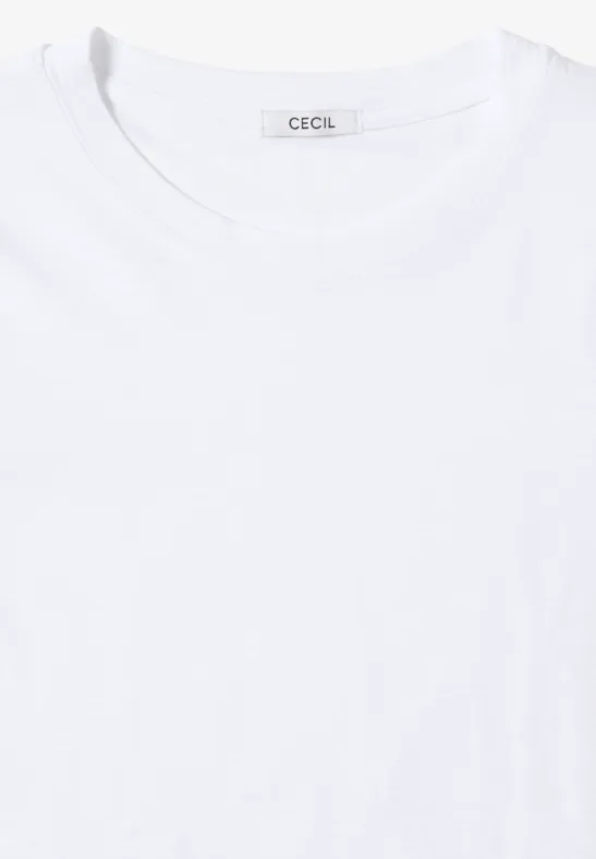 Basic Rundhalsshirt White