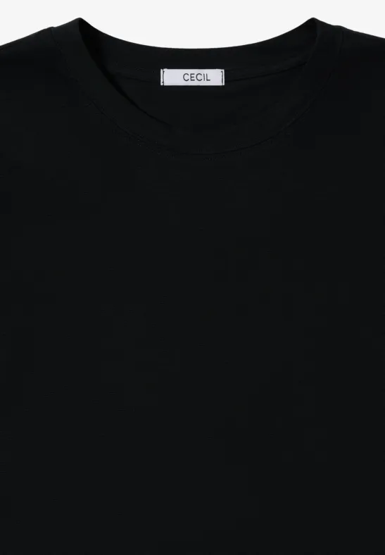 Basic Rundhalsshirt Black