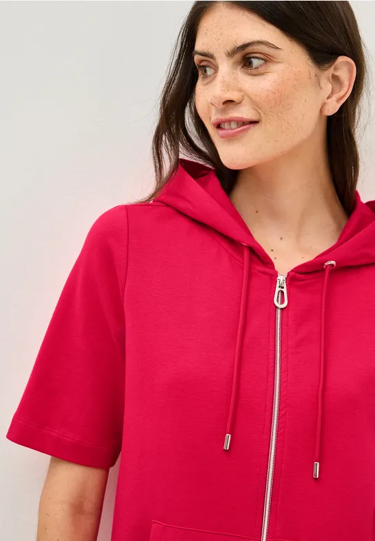 Kapuzenjacke glazed apple red