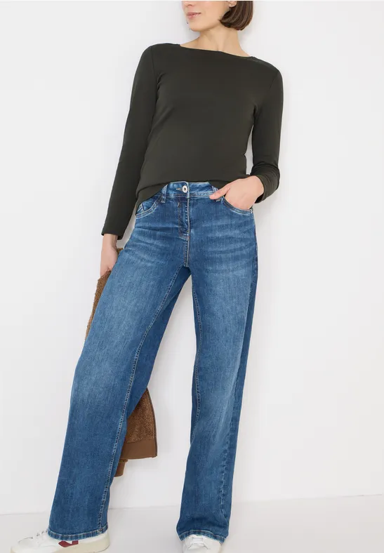 Shirt met boothals null