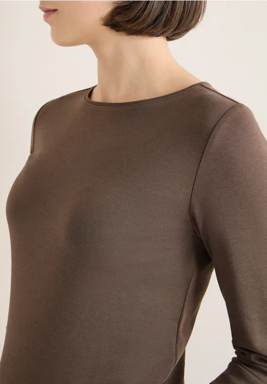 Shirt met boothals null