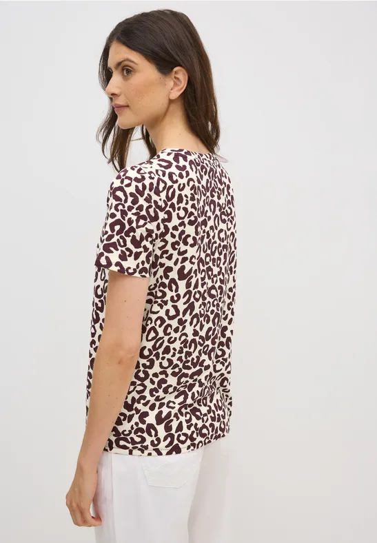 Shirt im Tunika-Look mulberry red