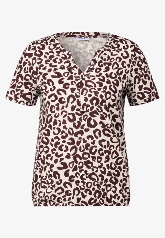 Shirt im Tunika-Look mulberry red