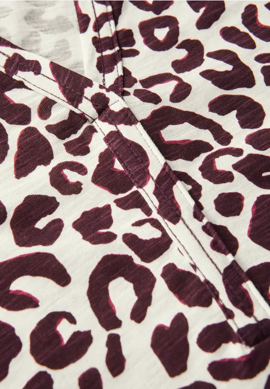 Shirt im Tunika-Look mulberry red