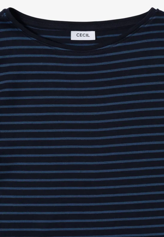 Gestreiftes Shirt urban dark blue