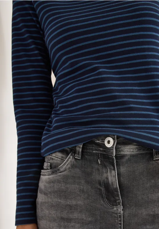 Gestreiftes Shirt urban dark blue