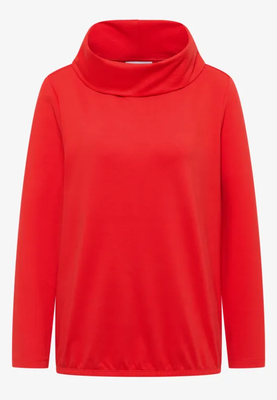 Shirt met grote kraag pumpkin orange