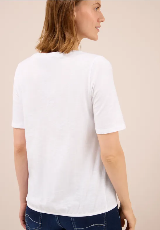 Shirt im Tunika-Look White