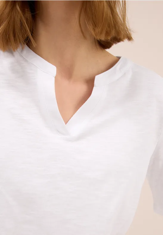 Shirt im Tunika-Look White