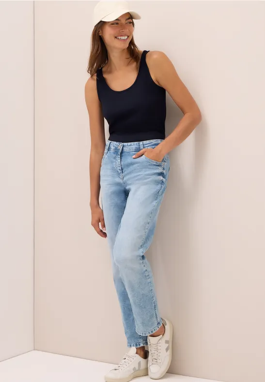 Lange basic top urban dark blue