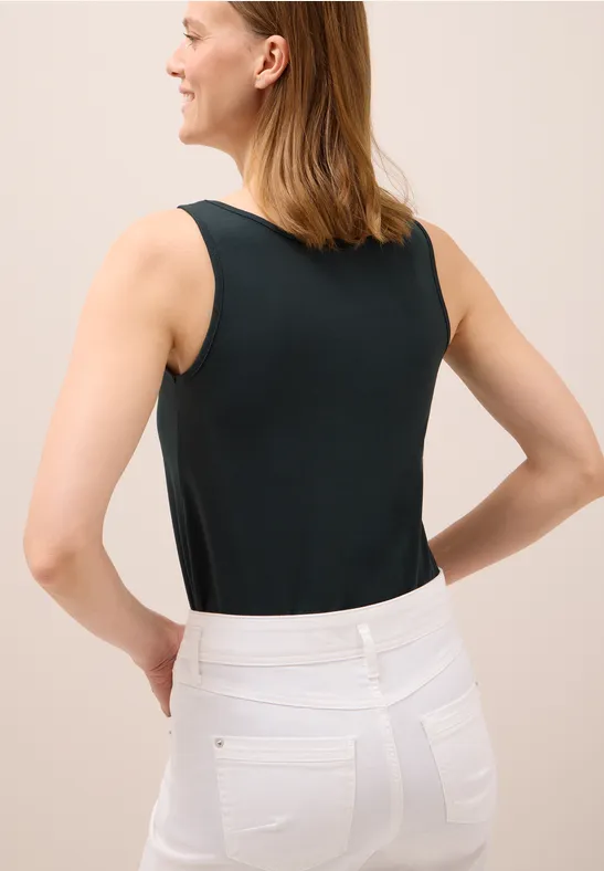 Langes Basic Top ink green