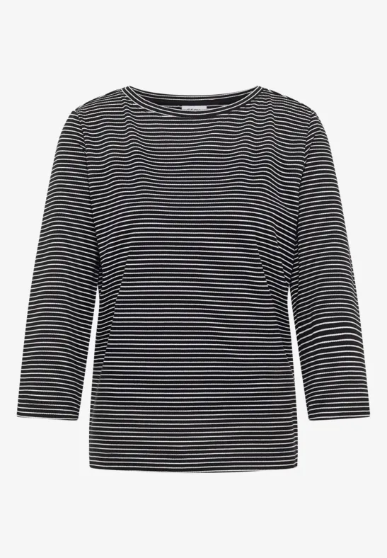 T-shirt à rayures Black