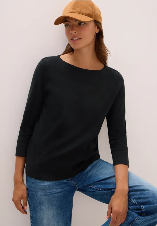Basic Ripp-Shirt Black