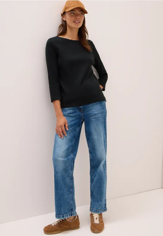 Basic Ripp-Shirt Black