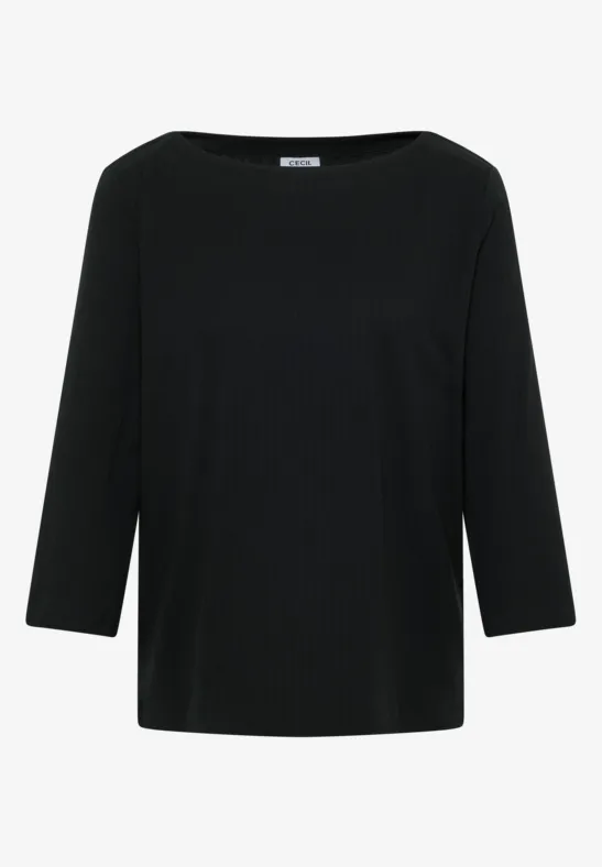 Basic Ripp-Shirt Black