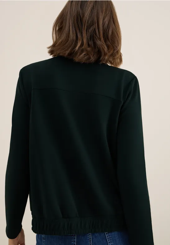 Leichte Jacke ink green