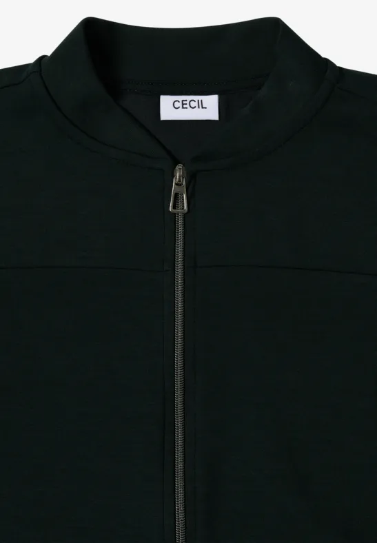 Leichte Jacke ink green