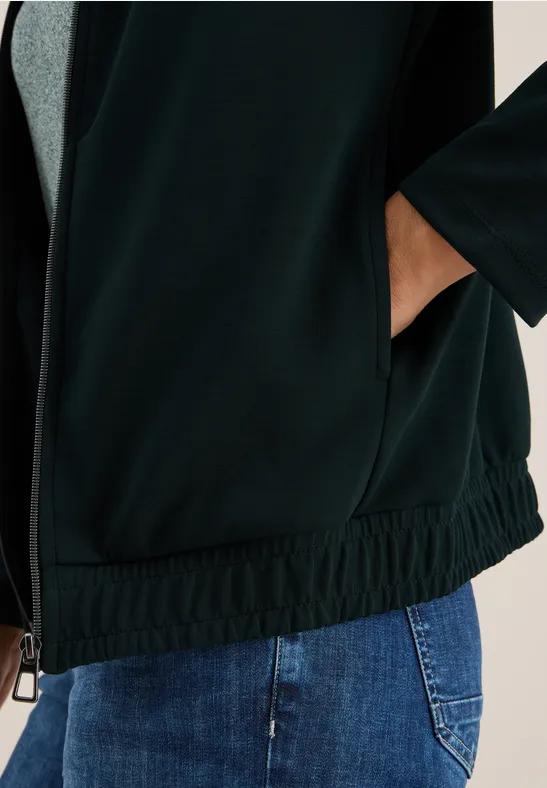 Leichte Jacke ink green